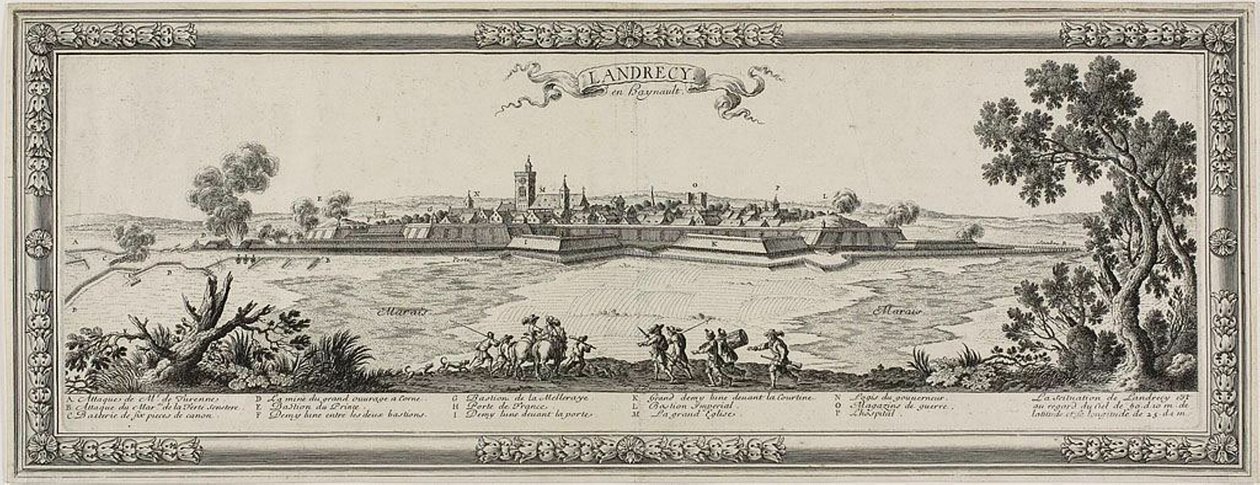 Landrecy en Heynault ، 1631 بواسطة غابرييل بيريل