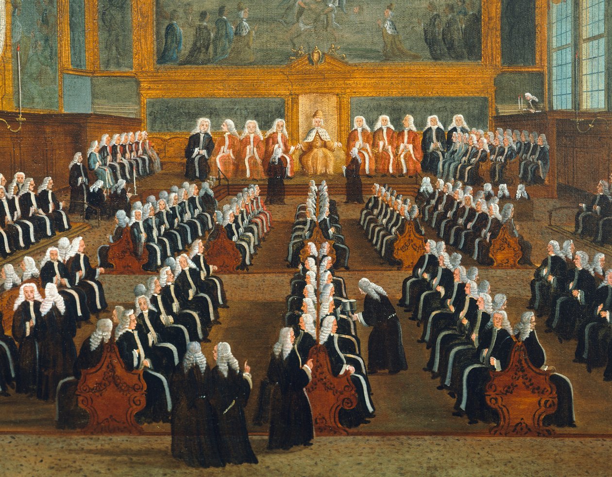 مجلس بريجادي ، غابرييل بيلا (1730-1799) ، زيت على قماش ، 96x149 سم بواسطة غابرييل بيلا