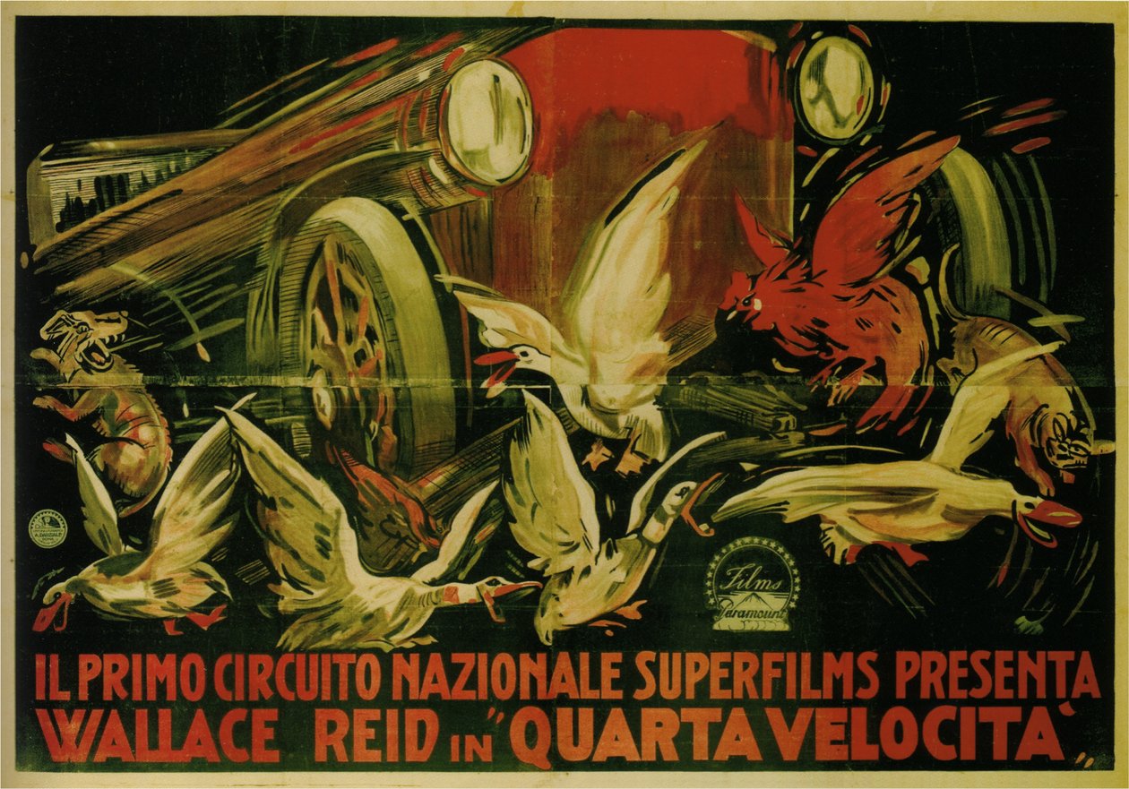 والاس ريد في فيلم Double Speed ، 1920 بواسطة غابرييل جالانتارا