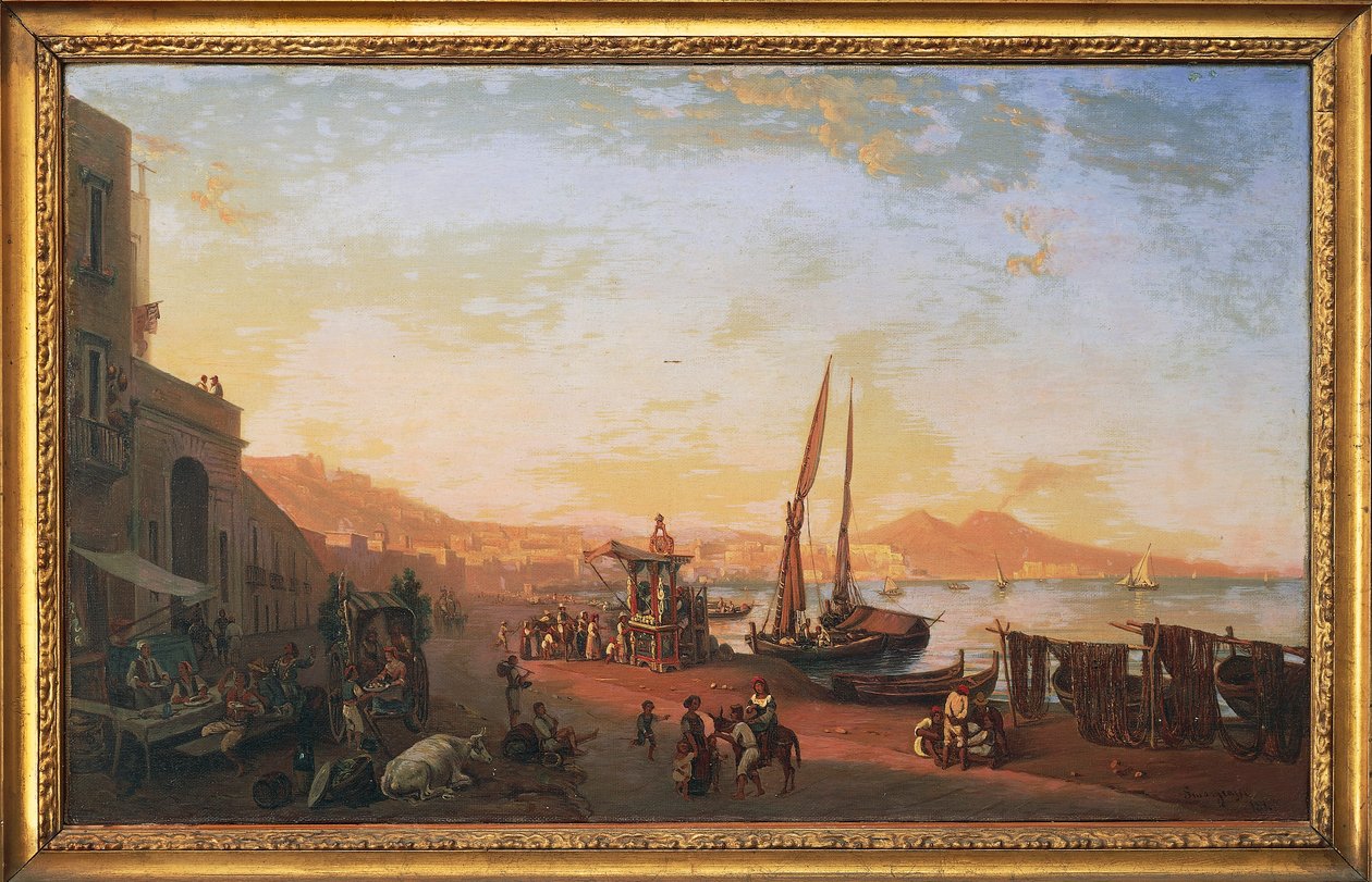 Italy, Naples from Mergellina  بواسطة جابرييل سمارجياسي