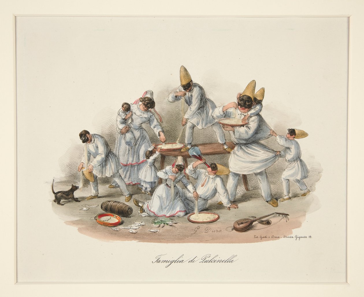 عائلة Pulcinella بواسطة غايتانو دورا