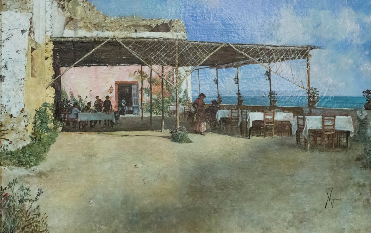 الحانة في Posillipo بواسطة Gaetano Esposito