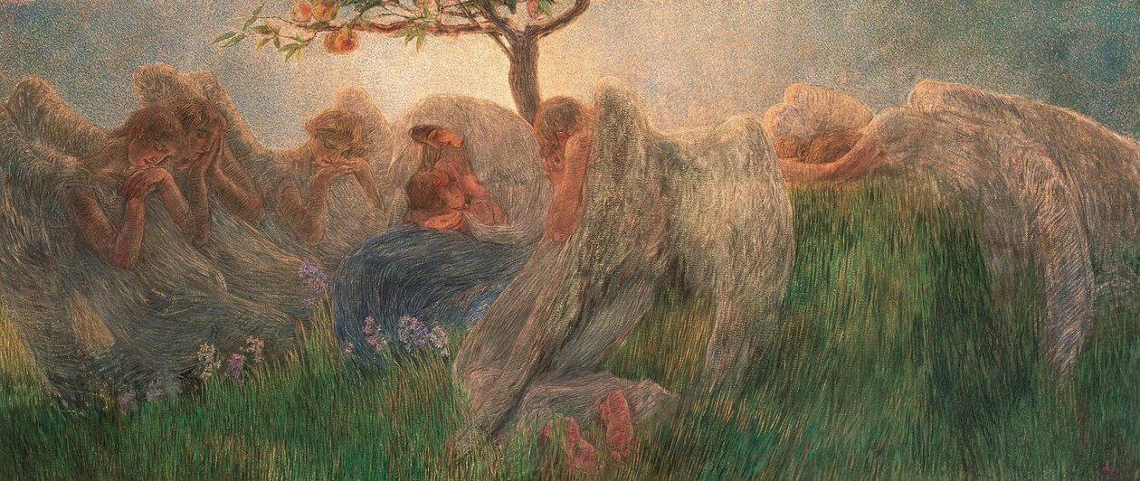 أمومة الأمومة ، 1890-1891. بواسطة غايتانو بريفياتي