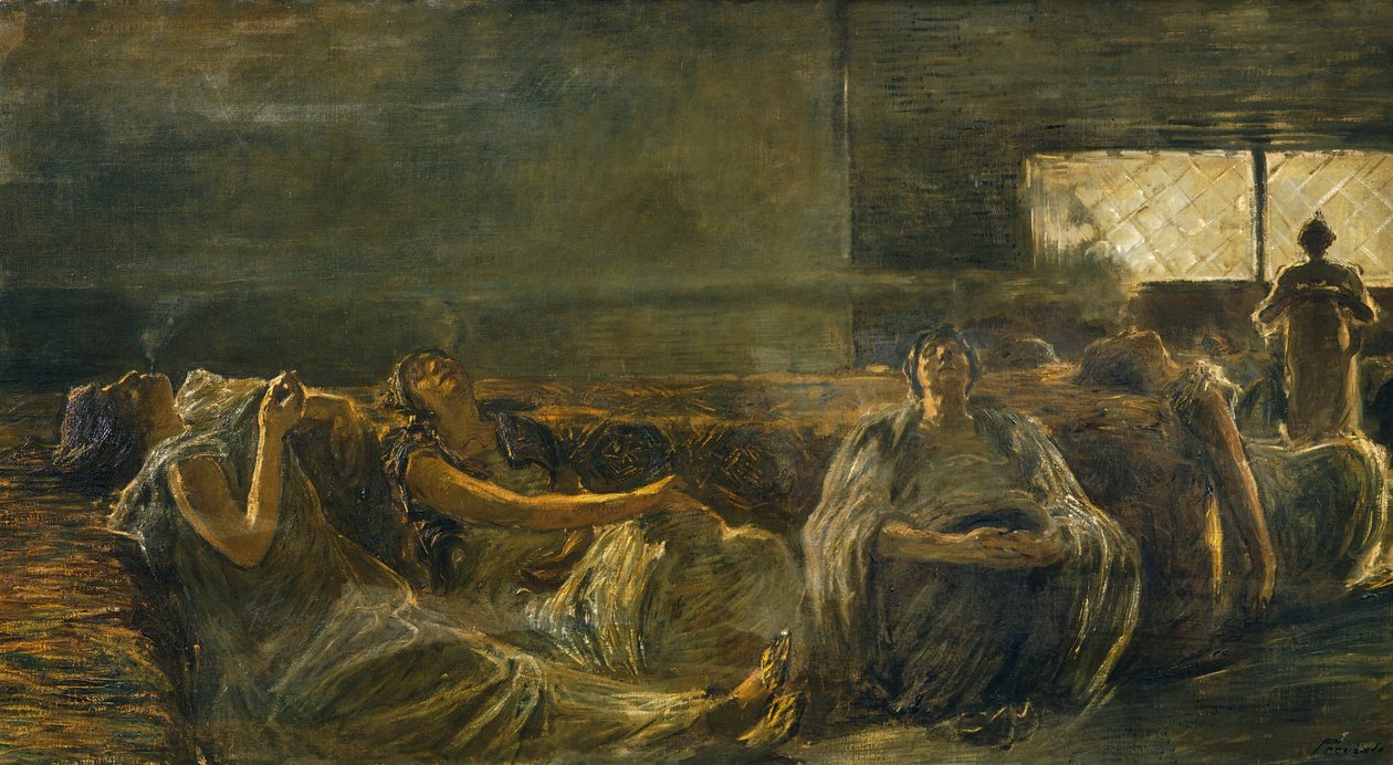 مدخنو الأفيون ، بقلم Gaetano Previati (1852-1920) بواسطة غايتانو بريفياتي