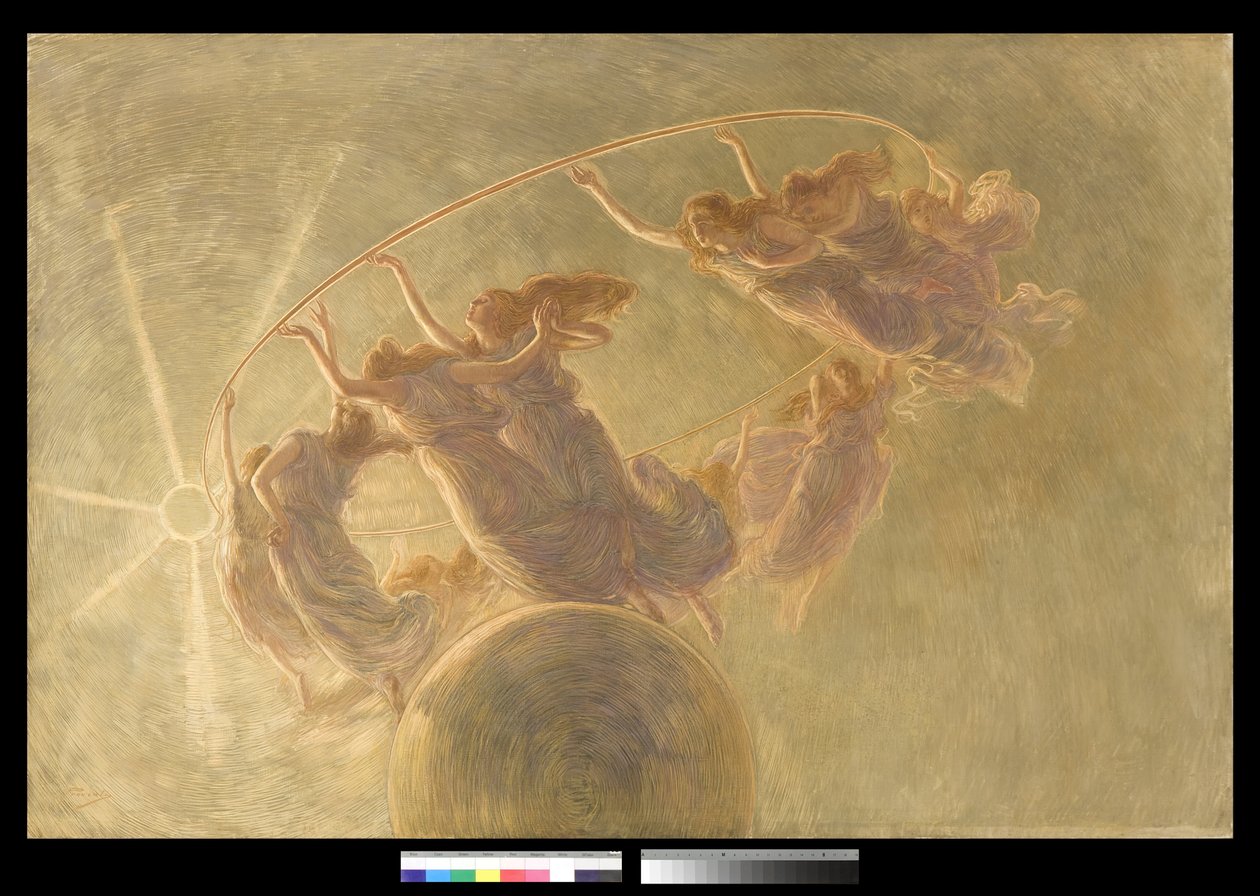 The Dance of the Hours، 1889 (زيت وحرارة على قماش) بواسطة غايتانو بريفياتي