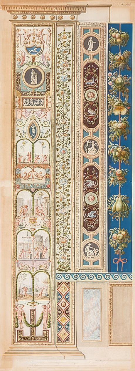 Pilaster Loggia VIII (الديكور مع مجموعات من الأطفال) بواسطة غايتانو سافوريلي