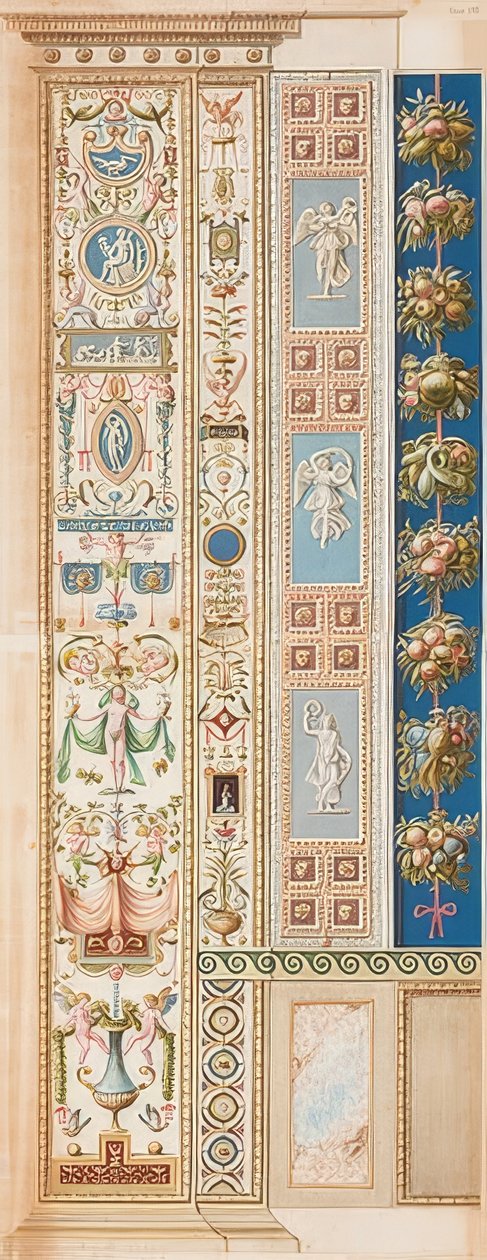 Pilaster Loggia XII (زخرفة تنمو من وعاء) بواسطة غايتانو سافوريلي