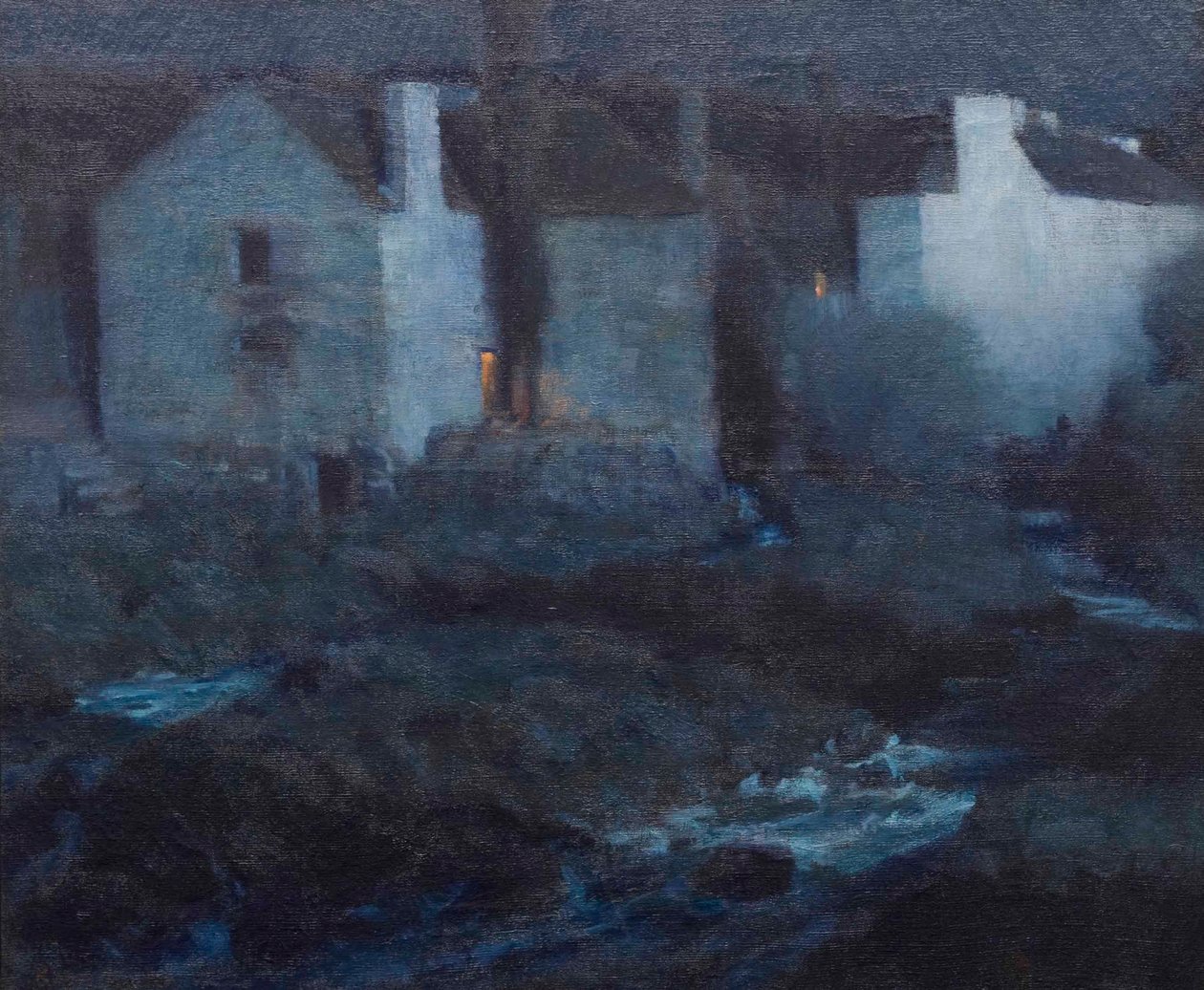 ضوء القمر ، المطاحن في Pont Aven ، c.1900 بواسطة جاينز روجر دونوهو