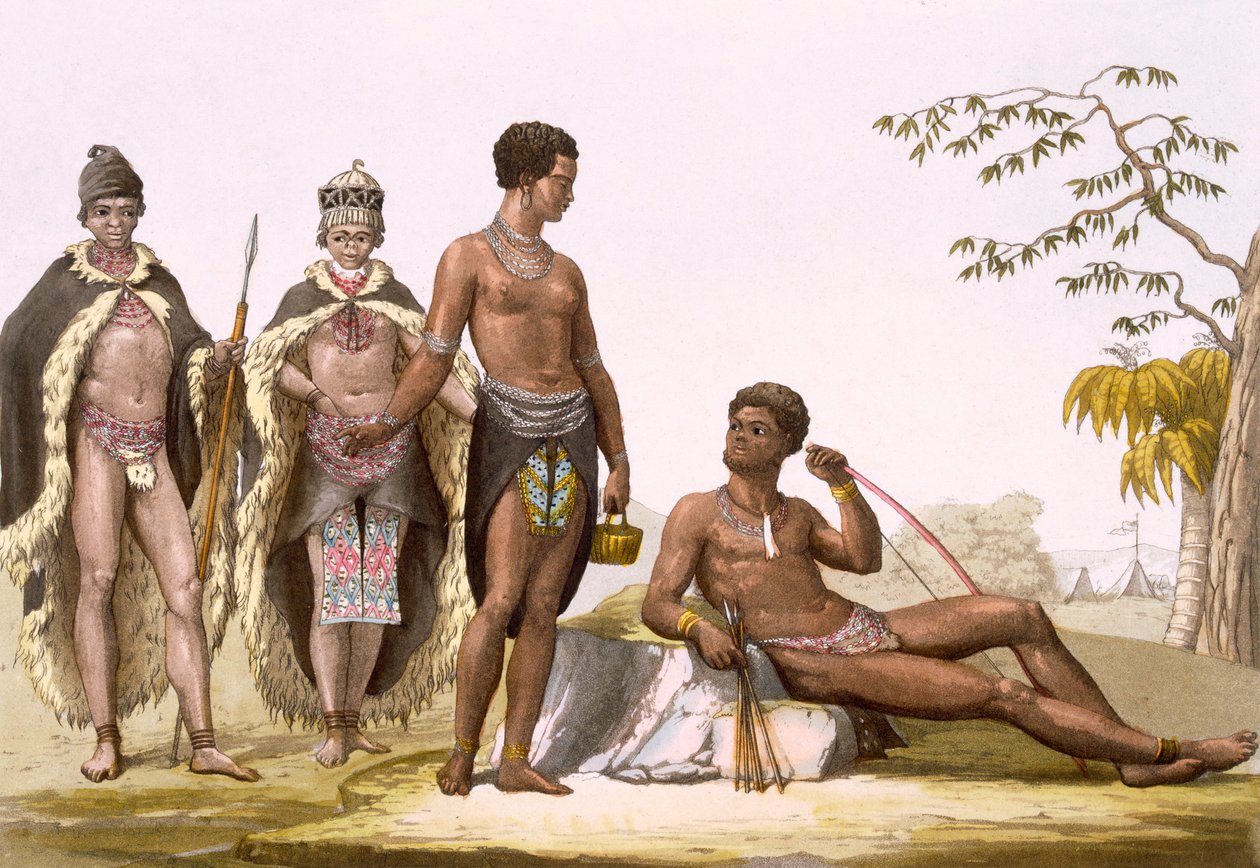 المجلد الثاني Gonqui Hottentots of the Cape ، 1820-39. بواسطة جالو غالينا