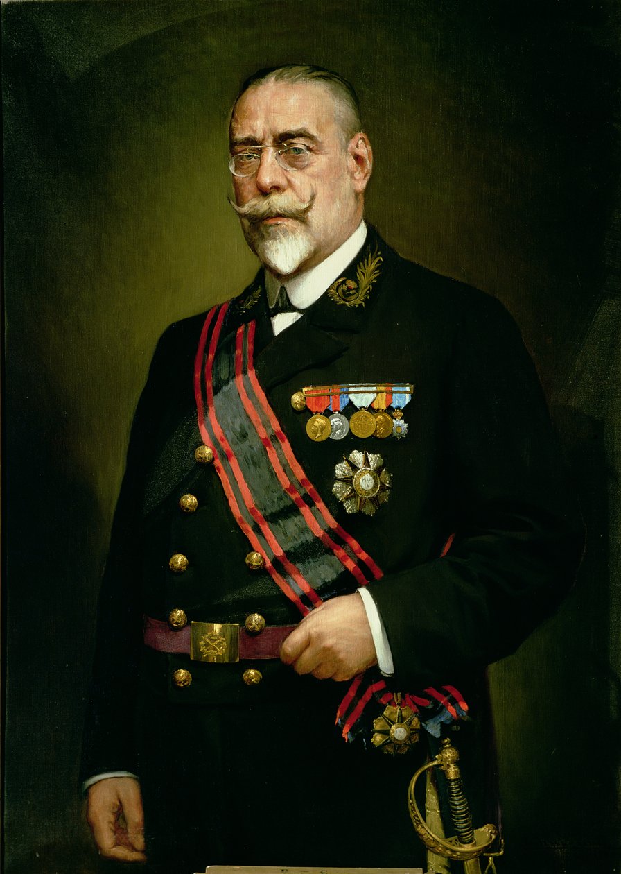 صورة لمانويل أليندي سالازار (1865-1923) (زيت على قماش) بواسطة جامورال