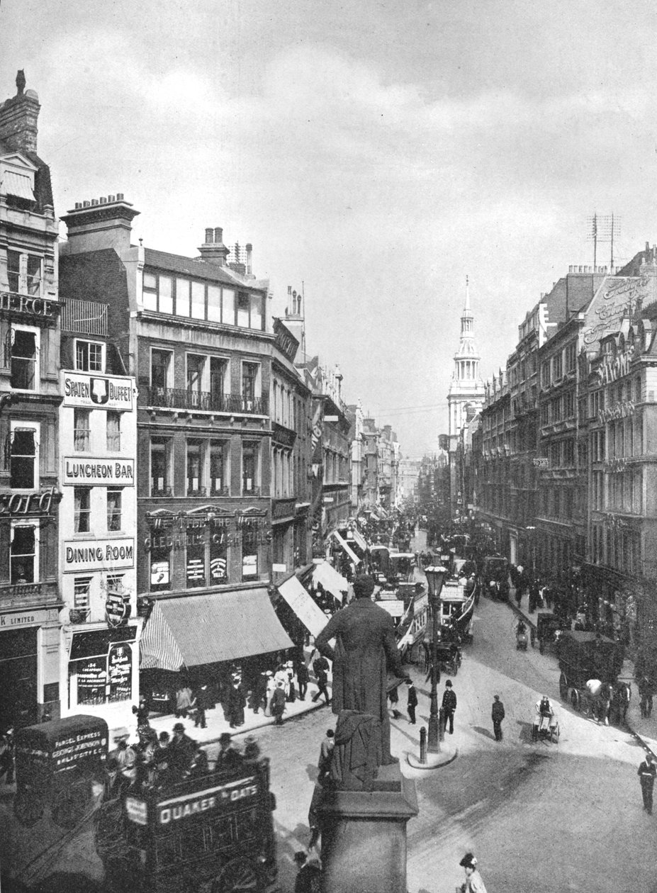 تشيبسايد ، لندن ، 1910 بواسطة غارات وأتكينسون