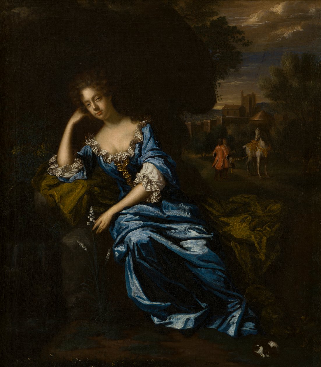 صورة آن جريفيل (1632 / 3-1699) كونتيسة كينغستون ، 1680-99 (زيت على قماش) بواسطة جاريت مورفي