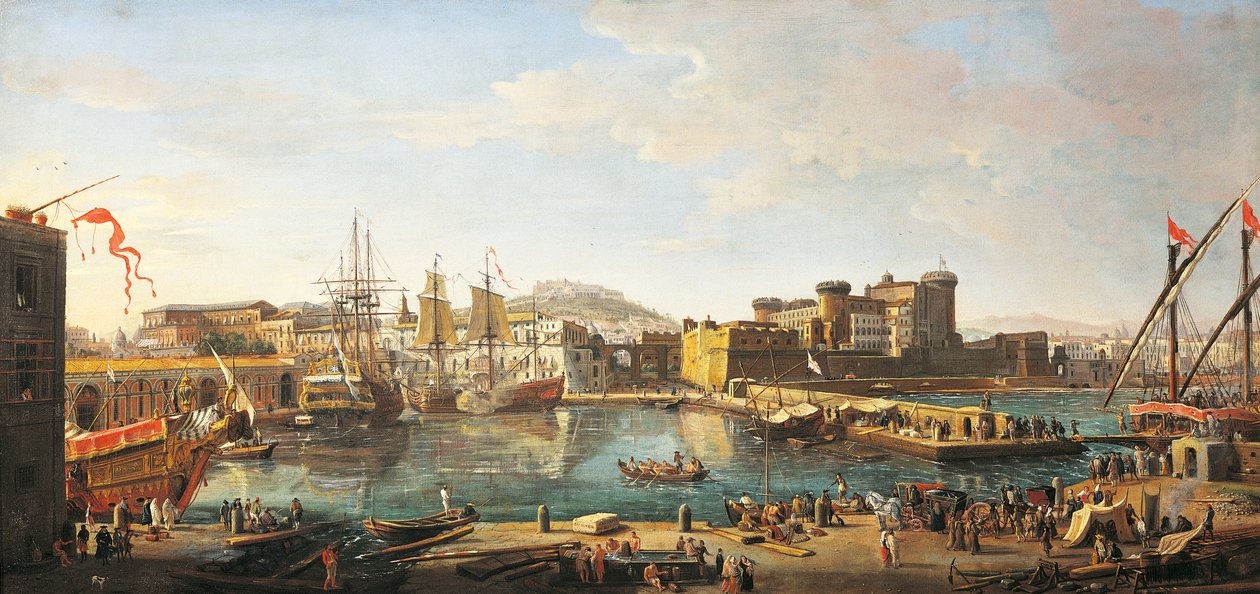 دوكلاندز في نابولي ، بقلم غاسبار فان ويتل (1652 أو 1653-1736) بواسطة غاسبار فان ويتل
