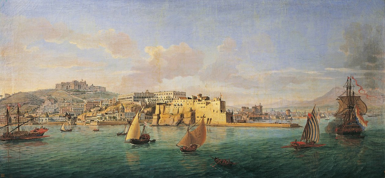 View of Naples from the Sea بواسطة غاسبار فان ويتل