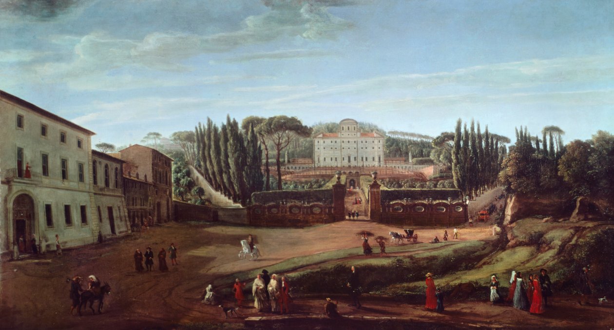 Villa Aldobrandini (oil on canvas) بواسطة غاسبار فان ويتل