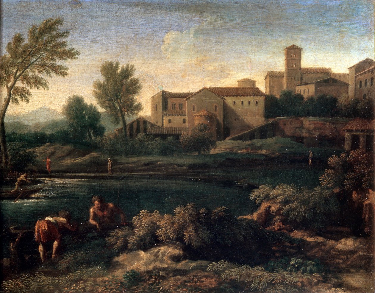 بلدة صغيرة في لاتوم ، 1660. بواسطة غاسبار دوغيت