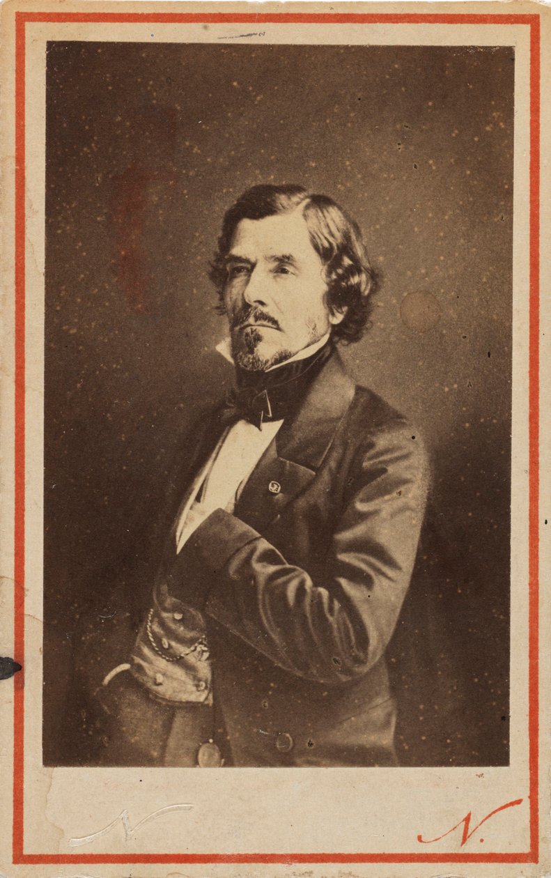 صورة يوجين ديلاكروا 1798-1863 ، 1858. بواسطة غاسبار فيليكس نادر