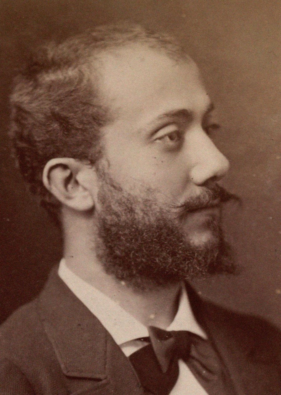 صورة للمؤلف ألكسندر لويجيني 1850-1906 ، 1900. بواسطة غاسبار فيليكس نادر