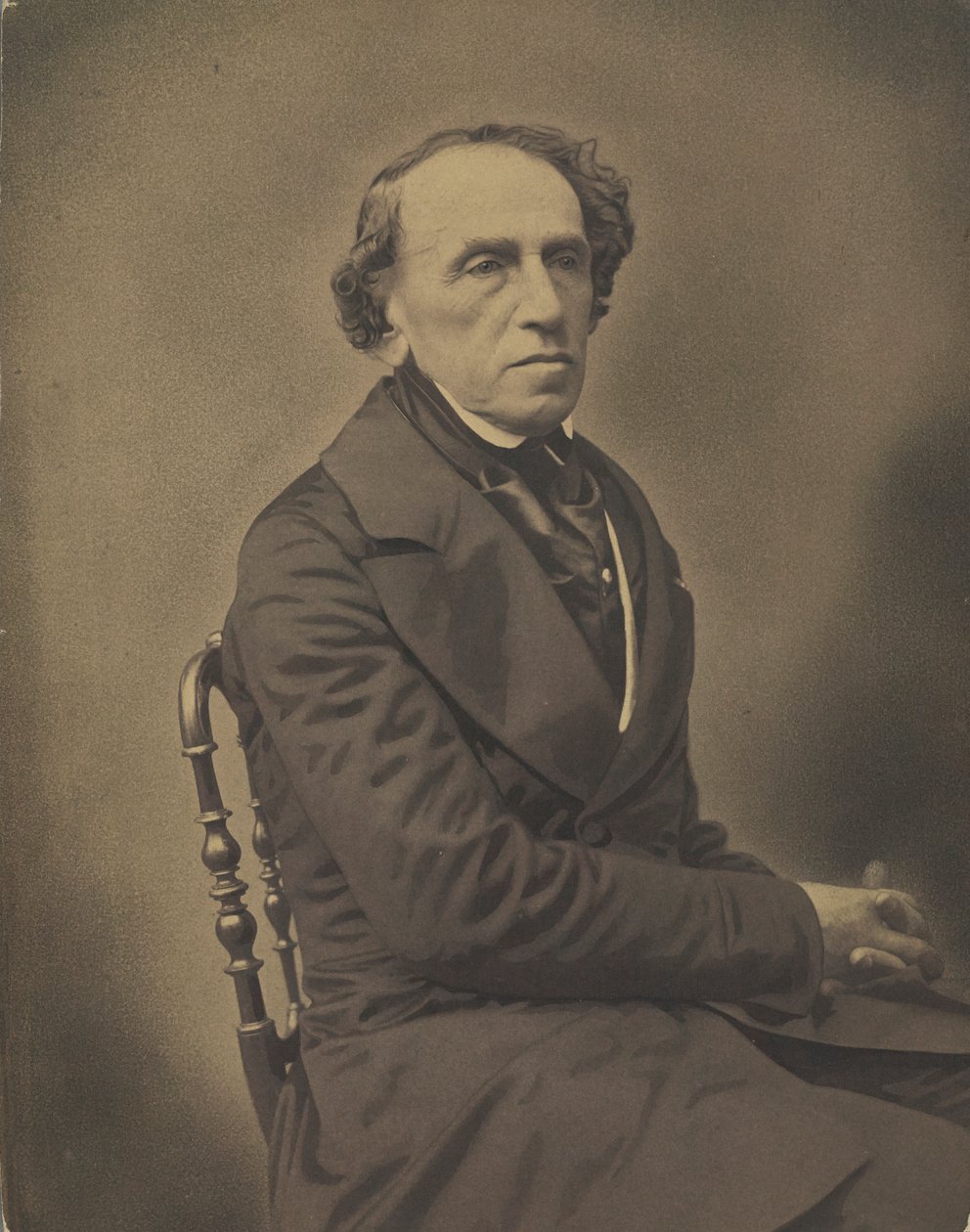 صورة للمؤلف جياكومو مييربير 1791-1864 ، 1853-1854. بواسطة غاسبار فيليكس نادر