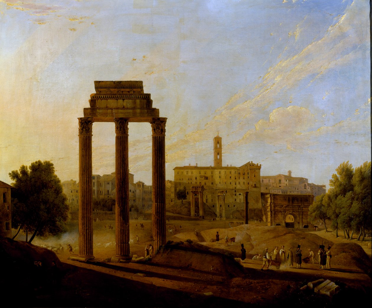 Rome: view of the Forum looking towards the Capitol بواسطة غاسباري غابرييللي