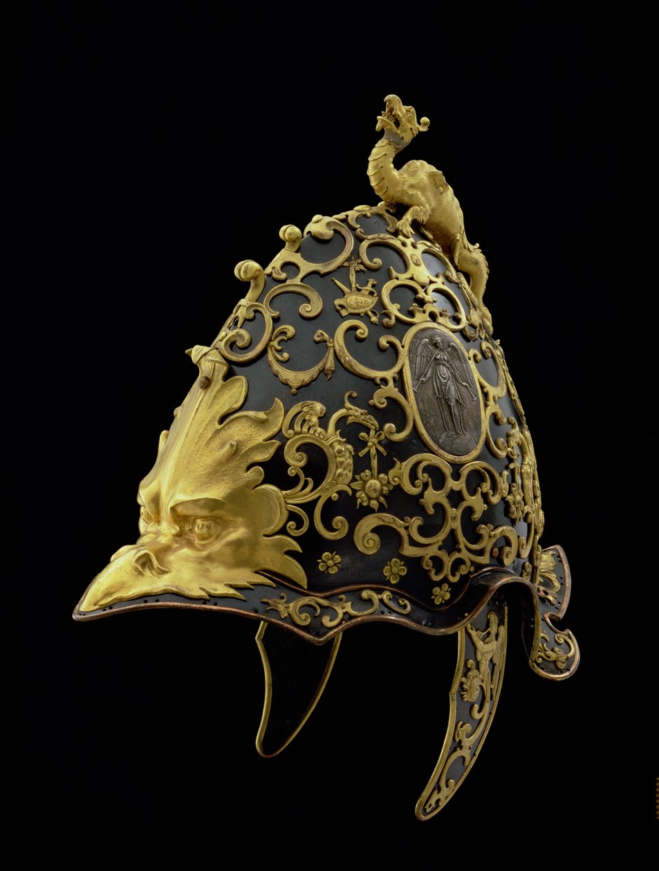 خوذة كوزيمو الثانية (1590-1621) الإيطالية ، 1608 بواسطة غاسباري مولا