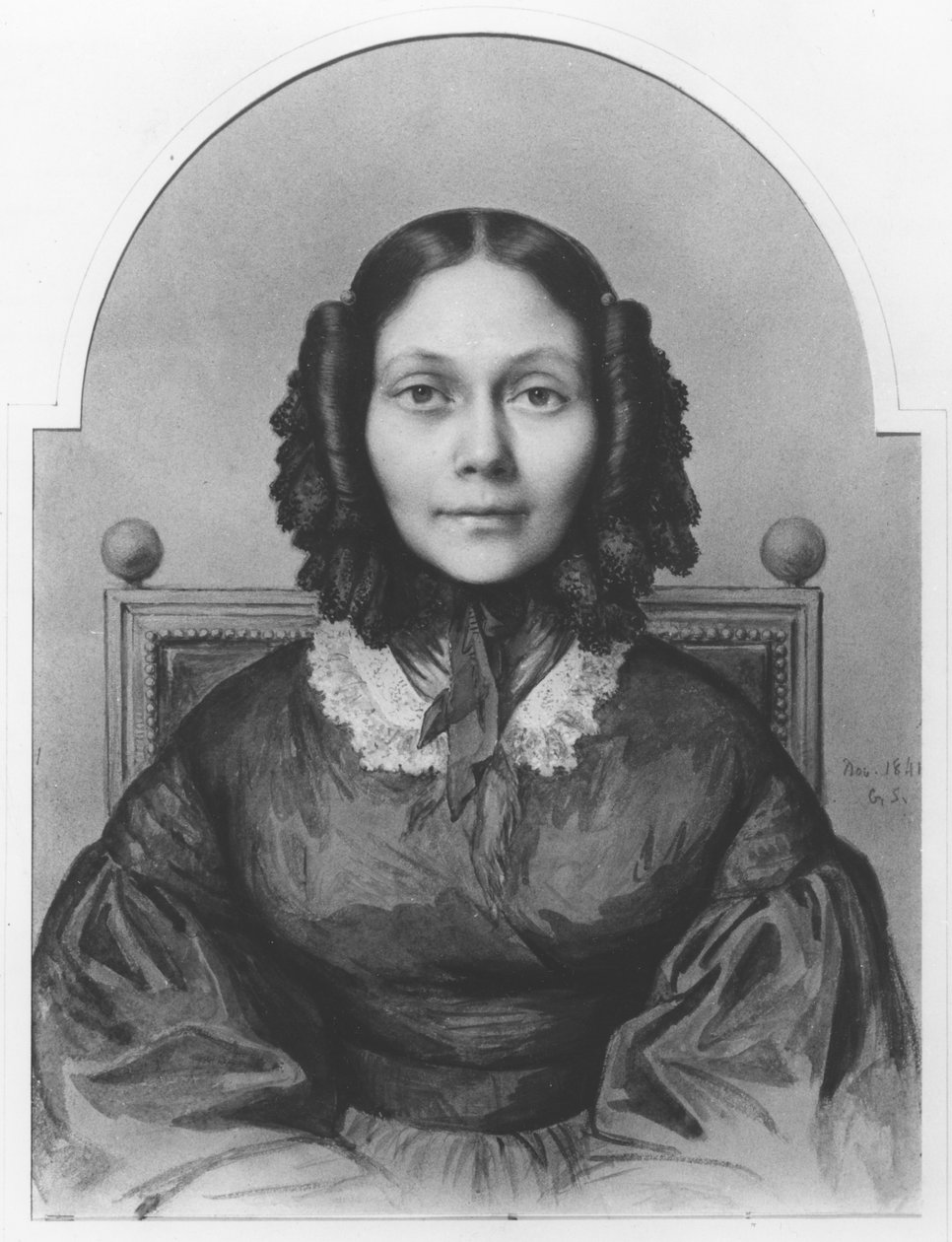 صورة لكونتيسة سيغور (1799-1874) ، نوفمبر 1841 بواسطة لويس جاستون دي سيجور
