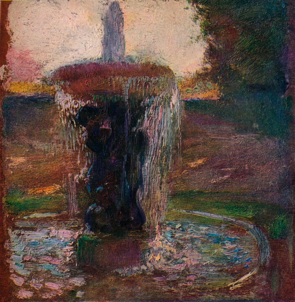 في St. Cloud Park ، c1905 بواسطة غاستون لا توش