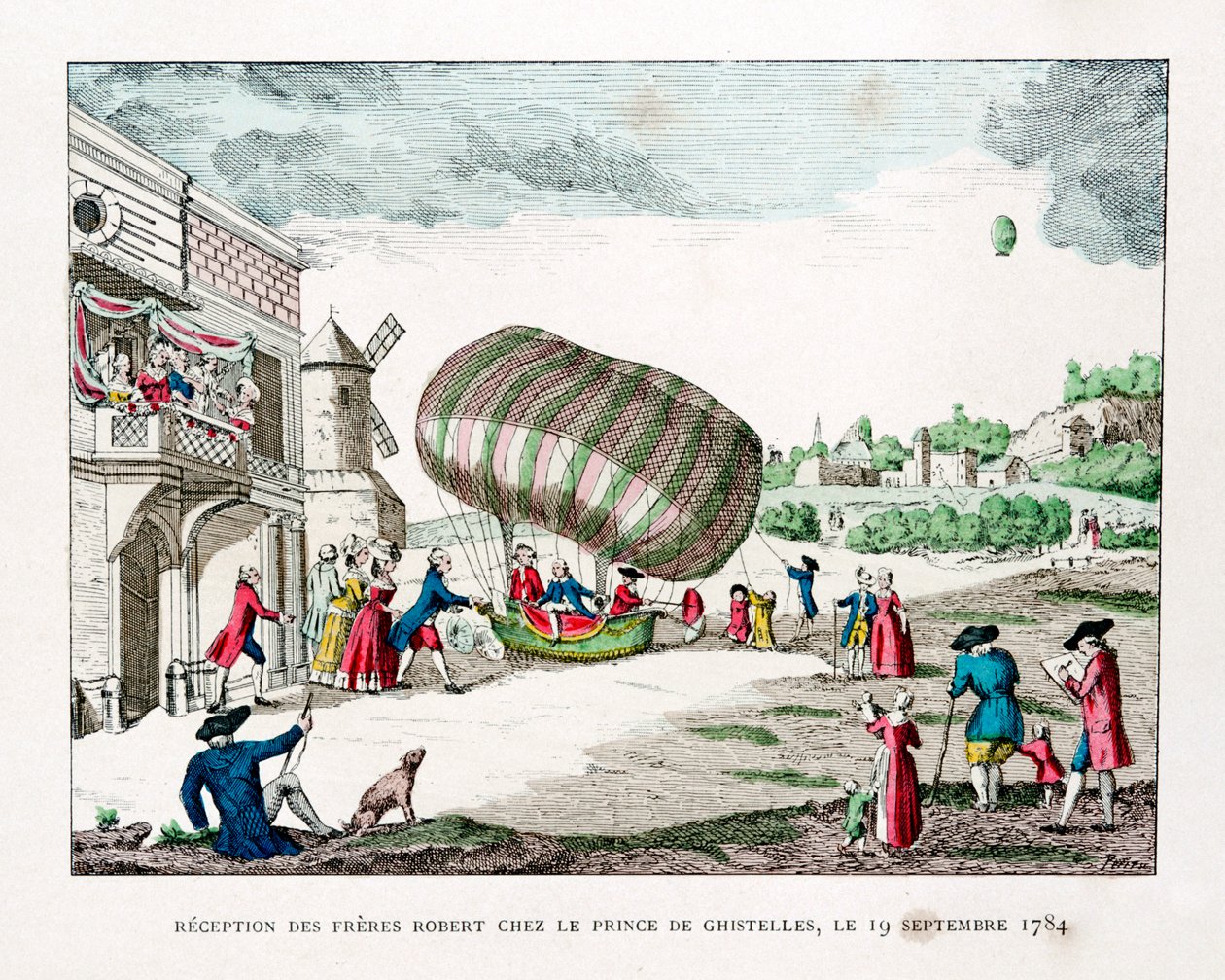 استقبال روبرت براذرز من قبل أمير Ghistelles في 1784 ، 1887 بواسطة غاستون تيساندير