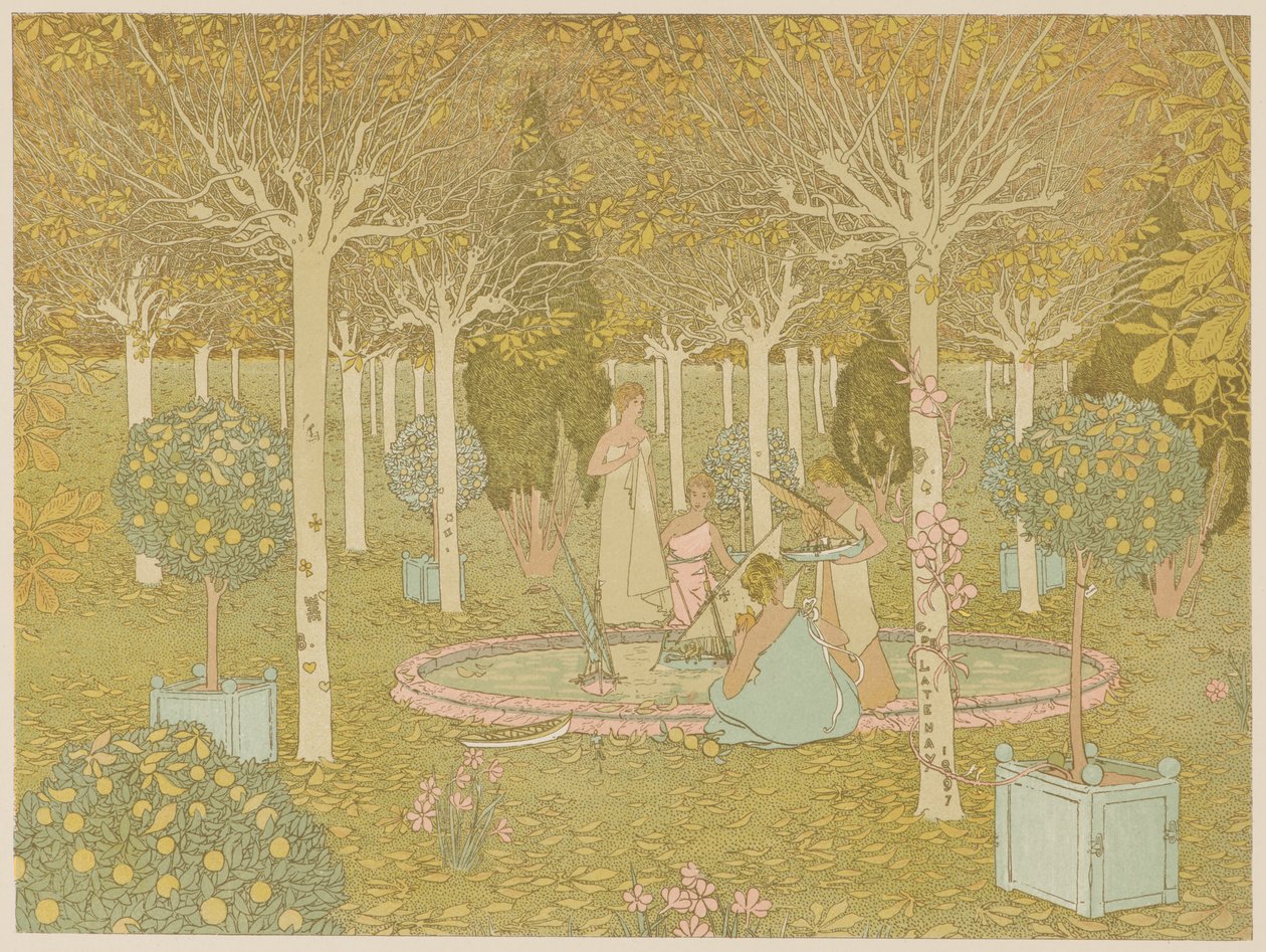 بارك ، 1897. بواسطة غاستون دي لاتيناي