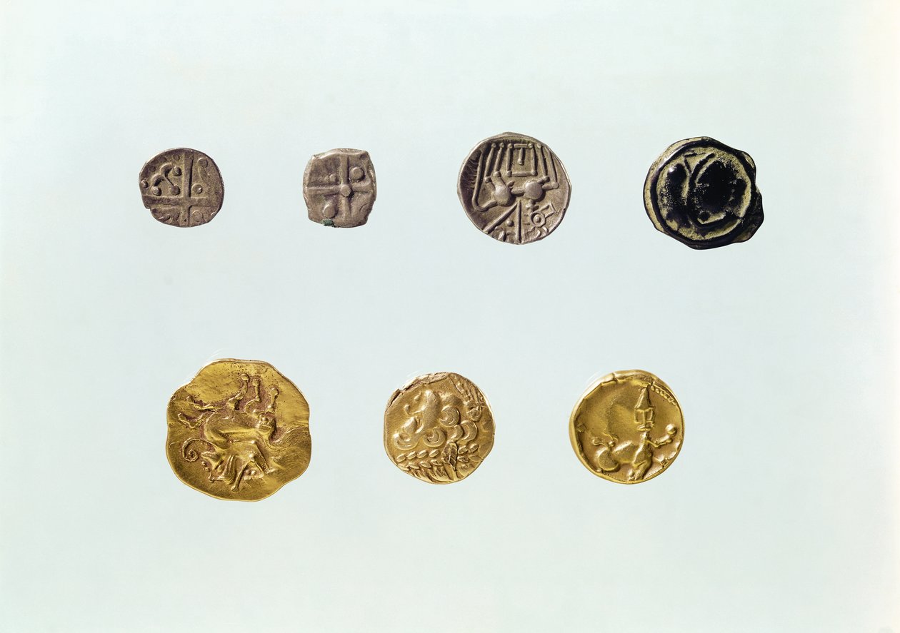 العملات المعدنية الغالية ، c.750-0 قبل الميلاد (الذهب والفضة) بواسطة الغالية