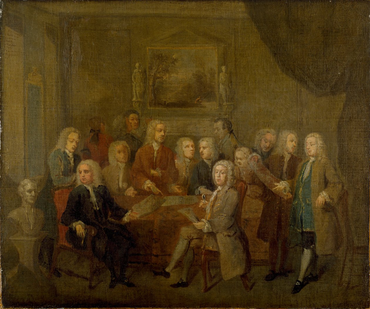جمعية من 'Virtuosi' ، 1700-1737 بواسطة جوين هاميلتون