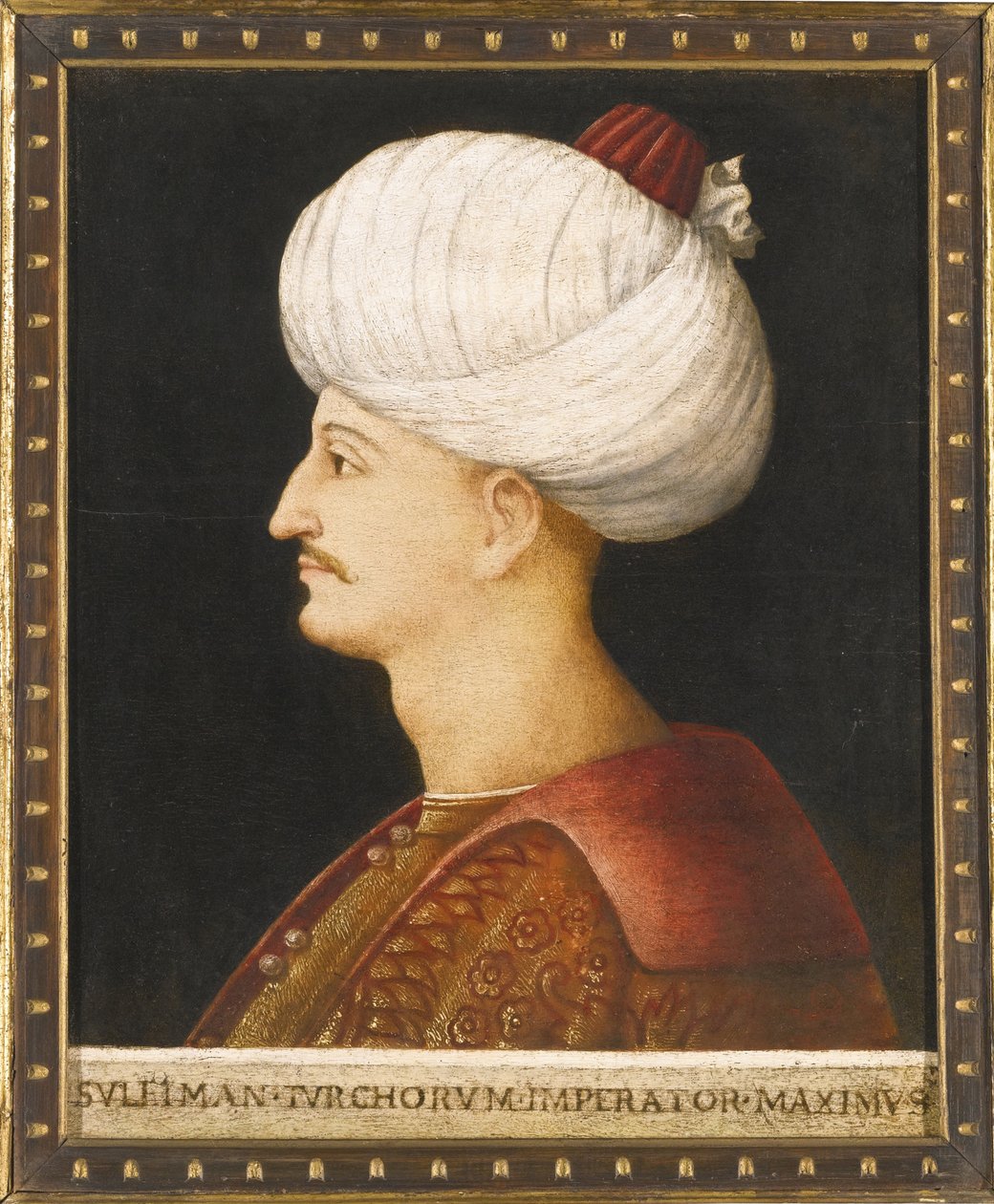 السلطان سليمان الأول العظيم ، ج. 1520 بواسطة جنتيلي بيليني