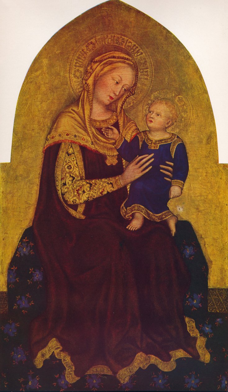 مادونا والطفل ، c1420 بواسطة غير اليهود دا فابريانو