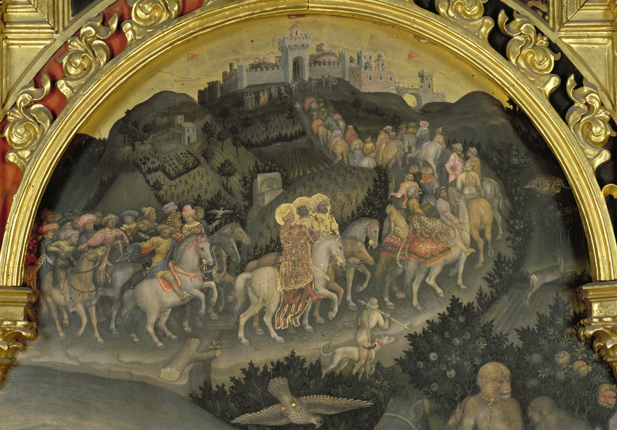 عشق المجوس تفاصيل الرحلة إلى القدس ، 1423 درجة على لوحة التفاصيل 29414 بواسطة غير اليهود دا فابريانو