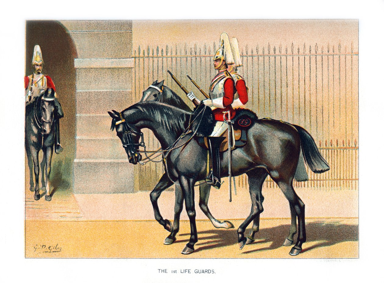 حراس الحياة الأول ، c1890. بواسطة جيفري دوجلاس جايلز
