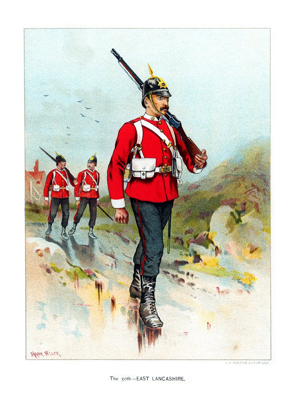 ال 30 لانكشاير الشرقية ، c1890. بواسطة جيفري دوجلاس جايلز