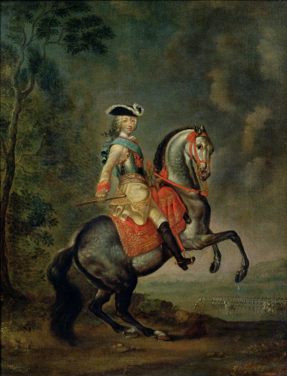صورة الدوق الأكبر بيتر الثالث (1728-62) بواسطة جورج كريستوف جروث