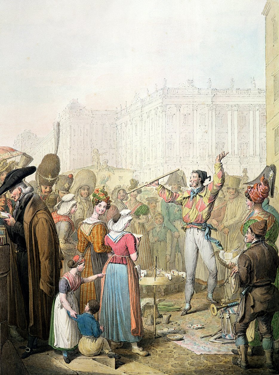 Quai d&39;Ecole ، باريس ، 1831 بواسطة جورج إيمانويل أوبيتز