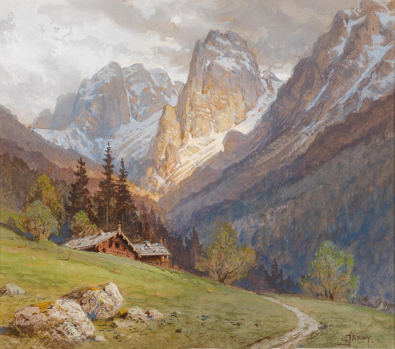 The Wild Kaiser قرب Kufstein بواسطة جورج جاني