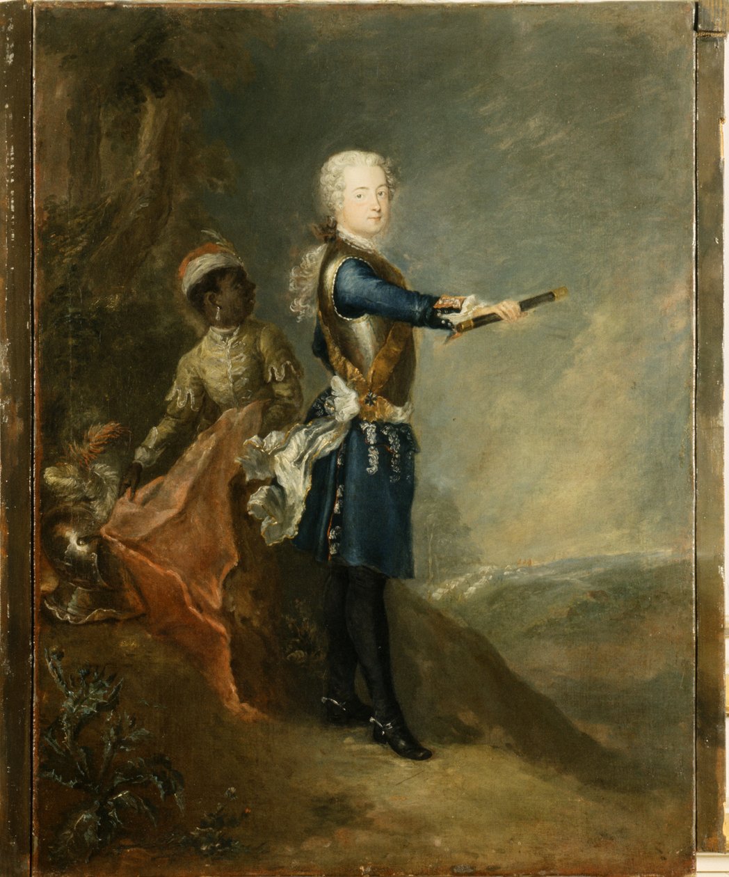 فريدريك الثاني كولي عهد ، ج .1735 بواسطة Georg Wenzeslaus von Knobelsdorff