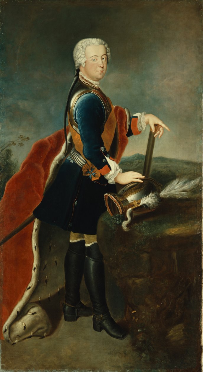 ولي العهد فريدريك الثاني ، 1736 ج بواسطة Georg Wenzeslaus von Knobelsdorff