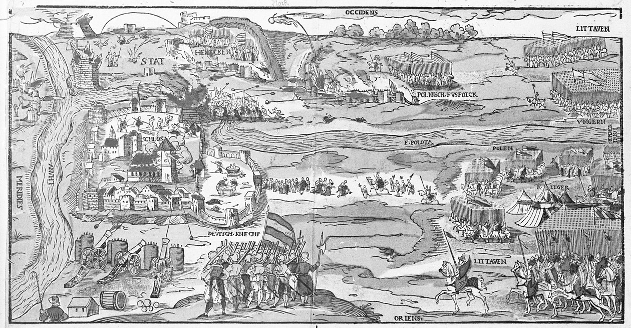 حصار بولوتسك عام 1579 بواسطة جورج الأكبر ماك