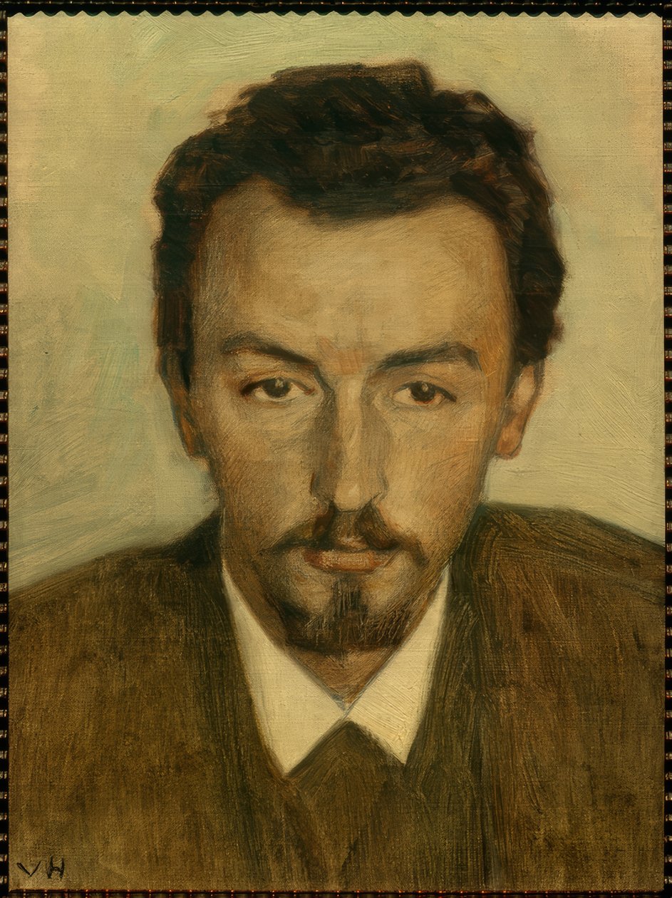صورة للرسام Vilhelm Hammershöi بواسطة جورج نيكولاي آخن