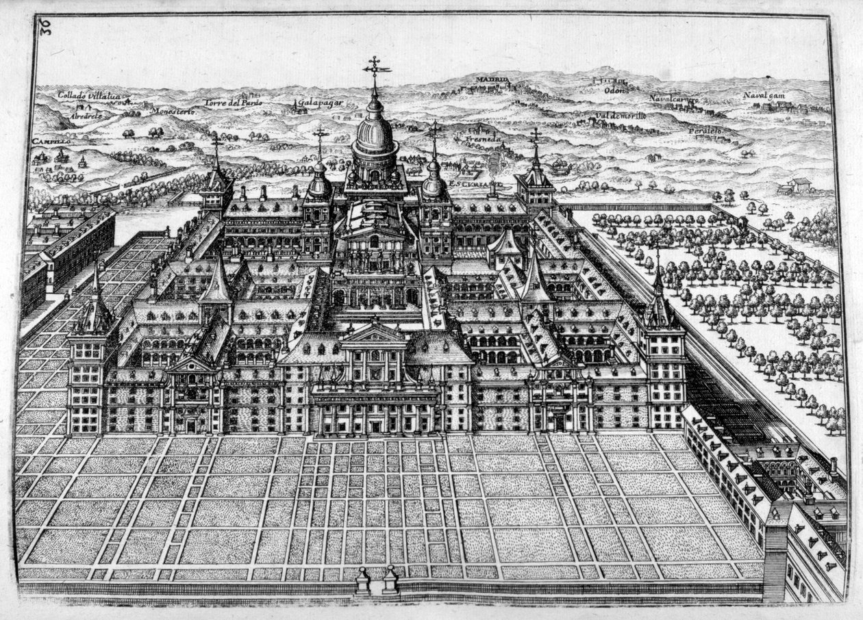 تصميم القصر ، 1664 بواسطة جورج أندرياس بوكلر