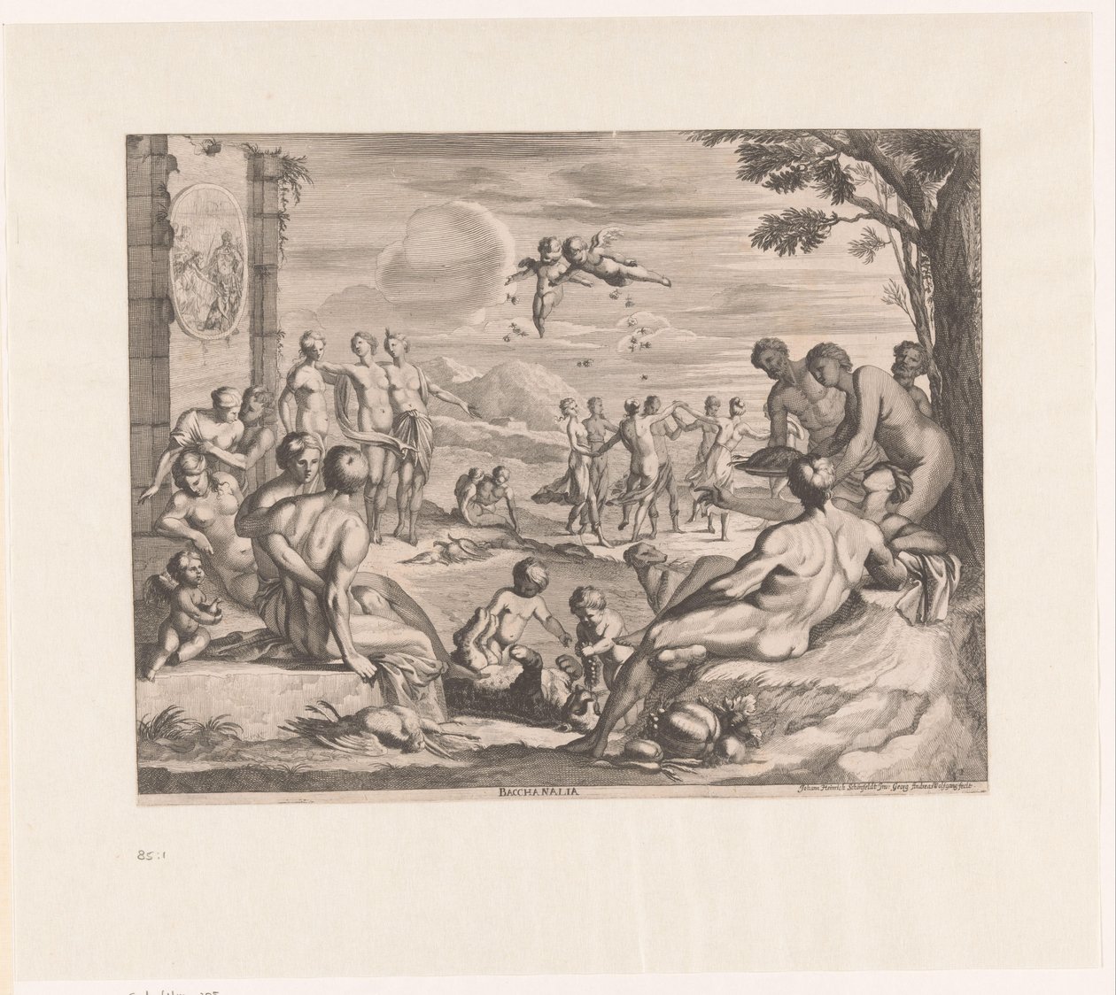 Bacchanal Bacchanalia (العنوان على الكائن) بواسطة جورج أندرياس ولفجانج