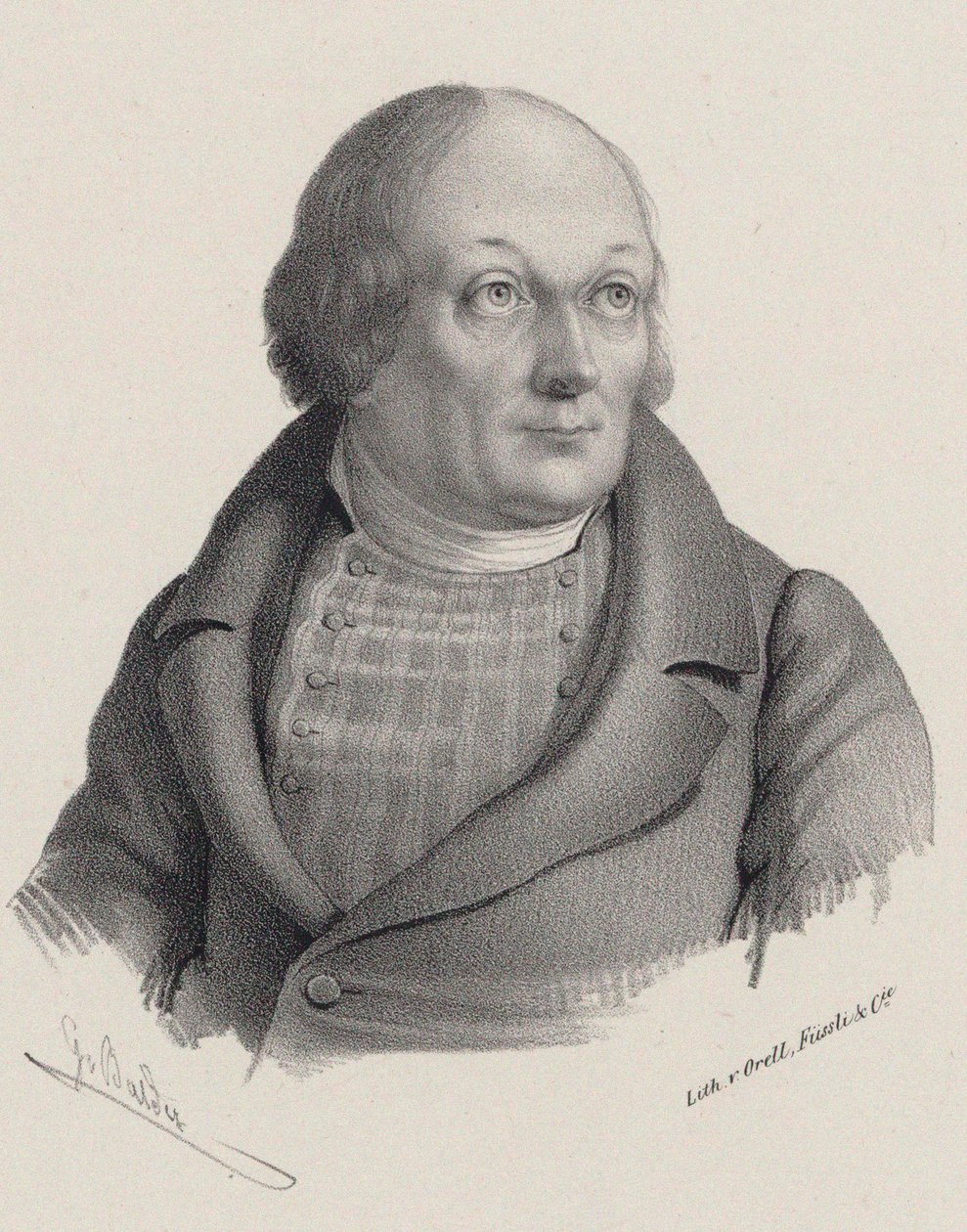 صورة هانز جورج ناجيلي 1773-1836 ، ج. 1840 بواسطة جورج بالدر