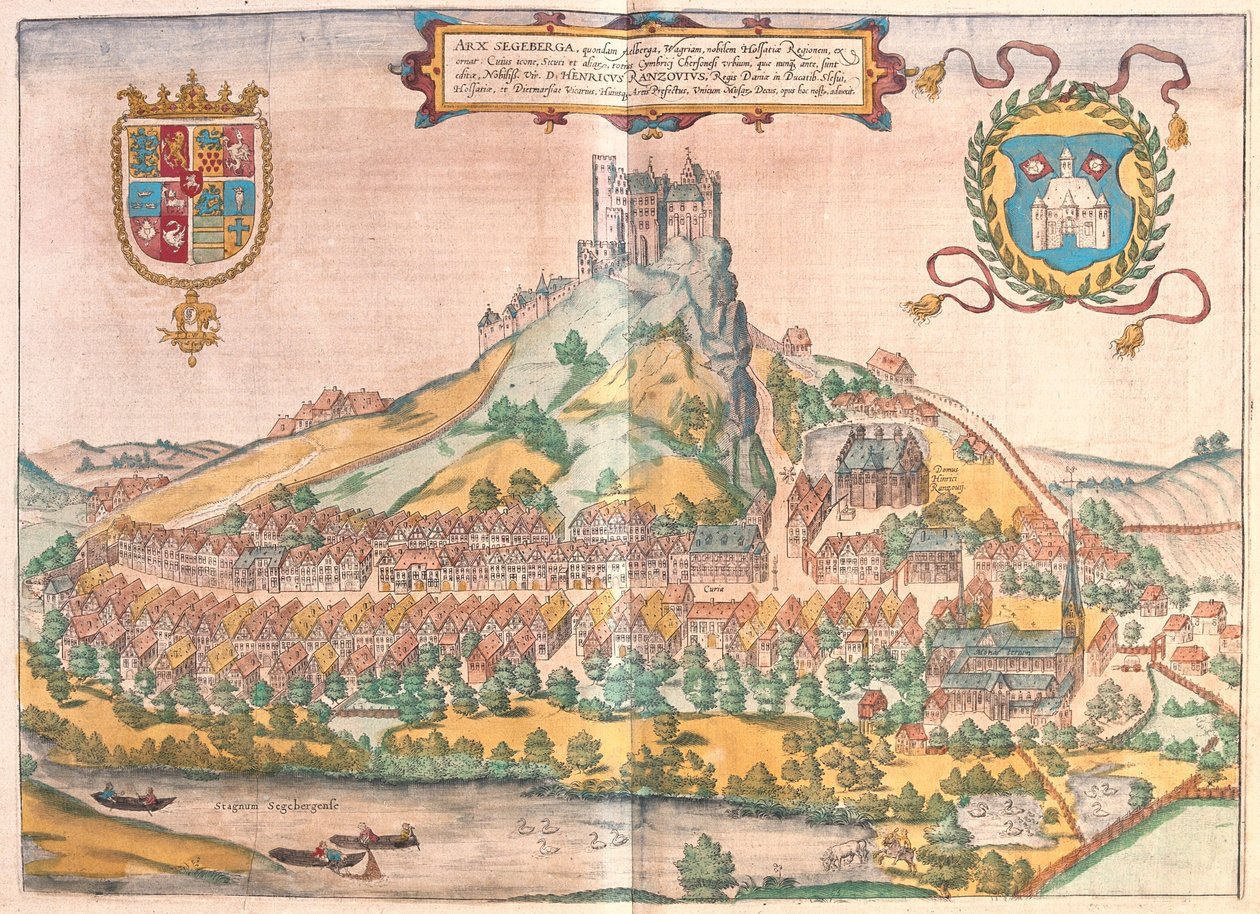 غلاف مقوى، سيجبرج، ألمانيا - في "Civitates Orbis Terrarum" لجورج براون، كولونيا 1617 بواسطة جورج براون