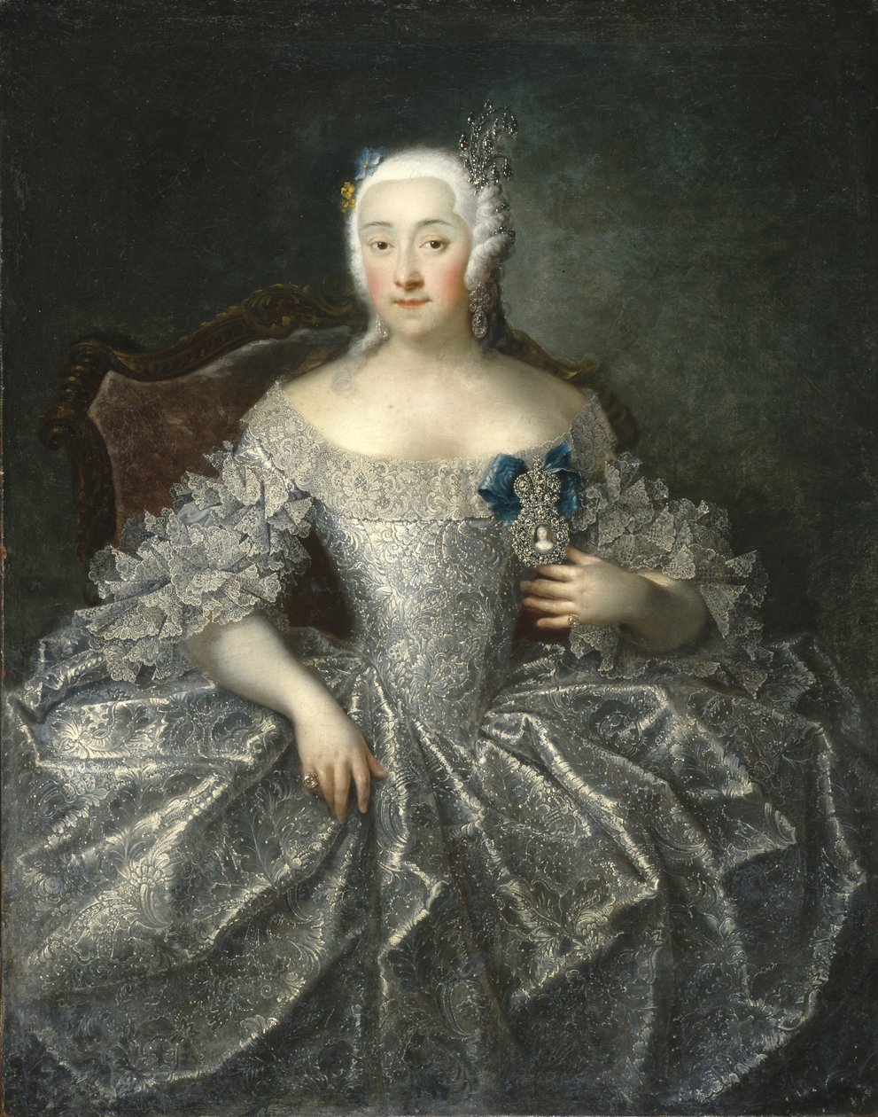 صورة للكونتيسة فارفارا أليكسييفنا شيريميتييفا 1711-1767 ، 1746 بواسطة جورج كريستوف جروث