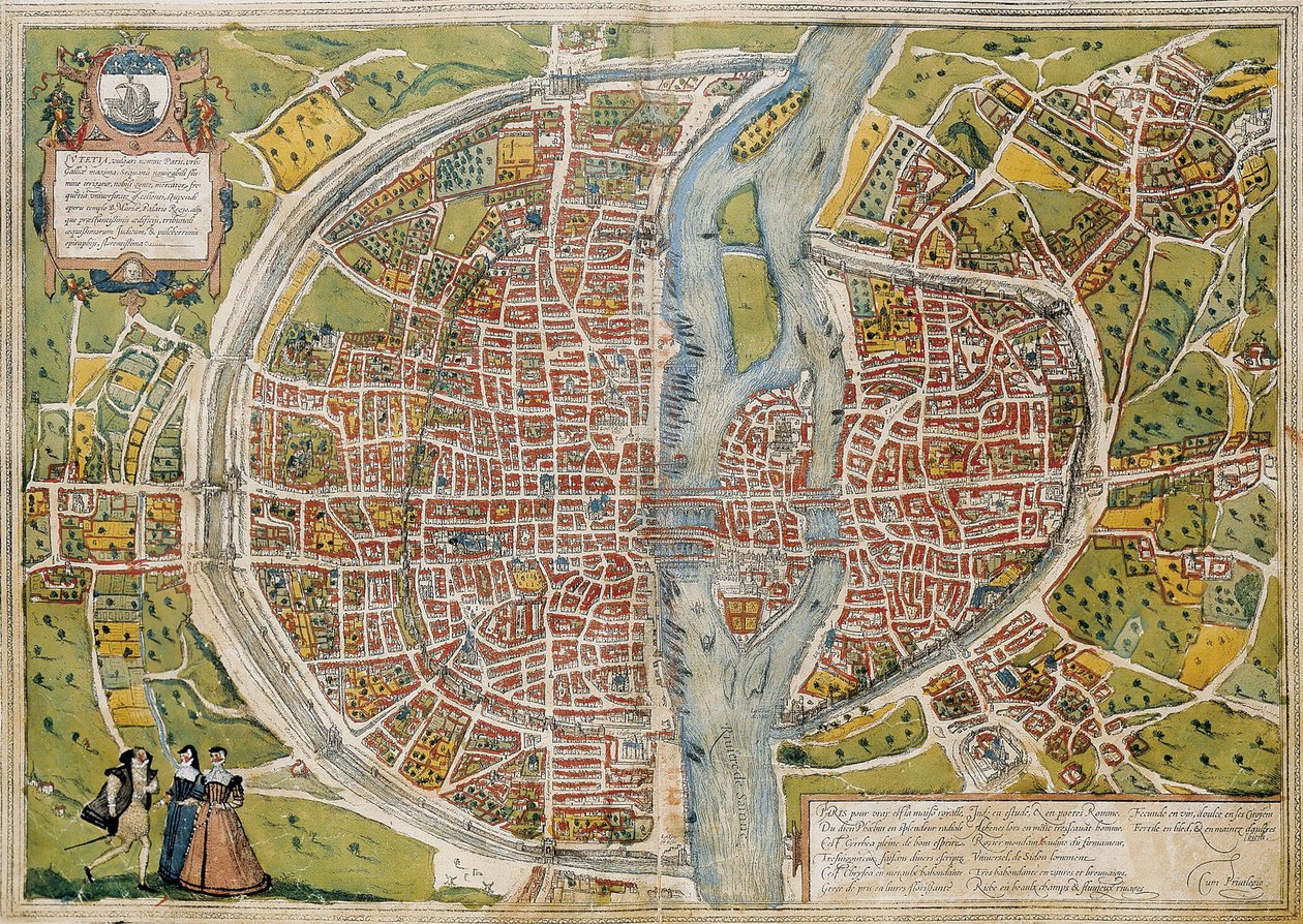  بواسطة جورج هوجنبيرج فرانز (1535-90) وأورتيليوس أبراهام (1527-98) براون