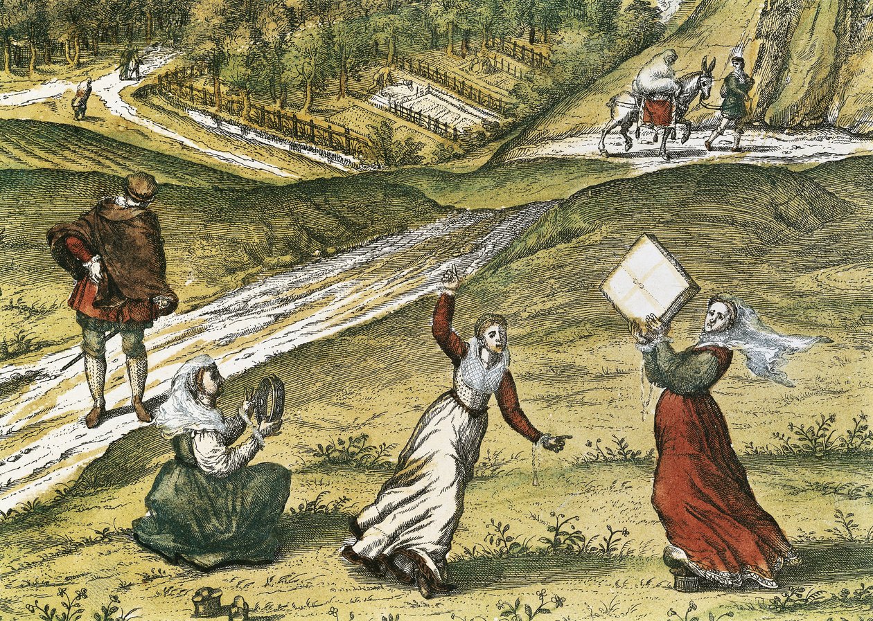 الأندلس danseurs تفاصيل غرينادا ، في المجلد 1 "Civitatis Orbis Terrarum" (Tetraum orbis terrarum). Eau forte en couleurs بقلم أبراهام أورتيليوس (1527-1598) ، جورج براون (1541-1622) وفرانز هوغنبرغ (1535-1590) ، نُشر في 1572-1617. المحفوظات التاريخية بواسطة جورج هوغنبرغ فرانز وأورتيليوس أبراهام وبراون